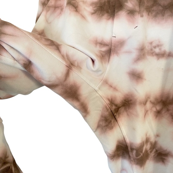 Lululemon City Sweat Tie Dye Brown White Jogger Sweatpants Mens Small - Picture 6 of 6